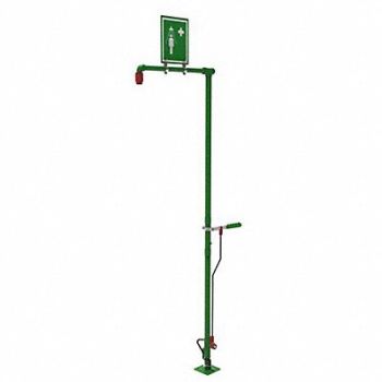 HUGHES SAFETY Emergency Shwr Floor Bleed Pipe26inL, 34RT98
