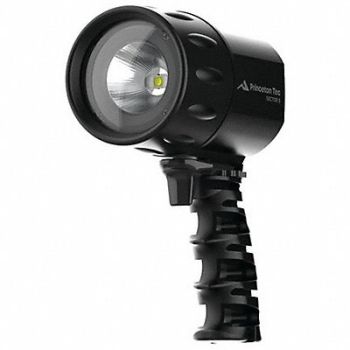 PRINCETON TEC Spotlight Plastic Black 1200lm, 38RV45