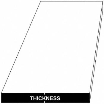 GRAINGER APPROVED SS Sheet 304 12 in Overall W, 796XP3