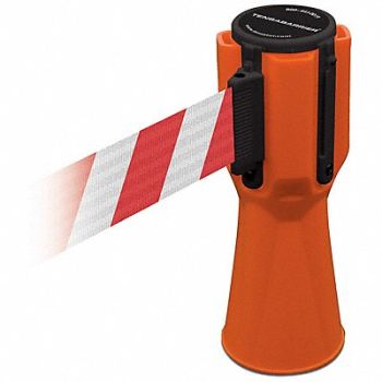 TENSABARRIER Tensacone Topper(R) Height 9 In Orange, 1CWN1