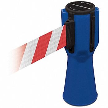 TENSABARRIER Tensacone Topper Blue Belt Red/White, 3YJA8