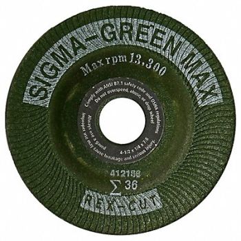 REX CUT Grinding Wheel 4-1/2 x 1/4 x 7/8 36Grit, 65HM87