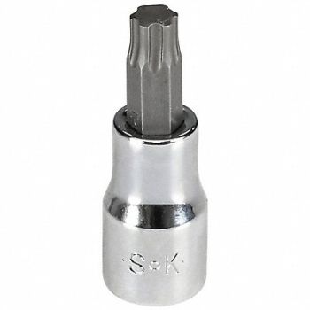 SK PROFESSIONAL TOOLS Socket Bit Steel 3/8 in TpSz T45, 20K352