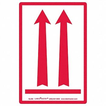 LABELMASTER Arrows Label 4 H 6 W PK500, 35ZL20