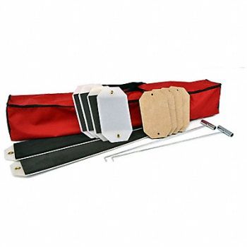 SURFACE SHIELDS Surface Sled Kit 63 in.L Red, 39UM51