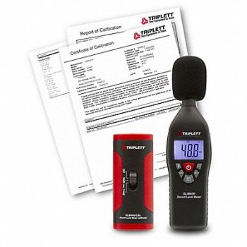 TRIPLETT Sound Meter and Calibrator Kit, 783AR4