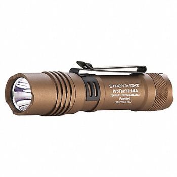 STREAMLIGHT Tactical Flashlight Alum Coyote 350lm, 55MJ42