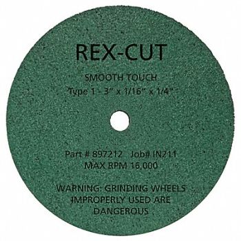 REX CUT CutOff Whl Coarse 3 x1/16 x1/4 18000rpm, 39CW68