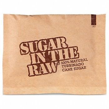 SUGAR IN THE RAW Unrefined Sugar From Sugar Cane PK200, 43PY99