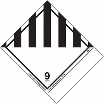 LABELMASTER DOT Container Placard PK500, 807CJ9