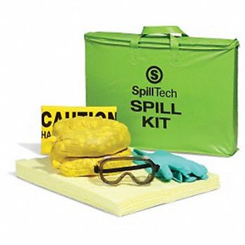 SPILLTECH HazMat Tote Spill Kit 5 gal Drum Green, 800X70