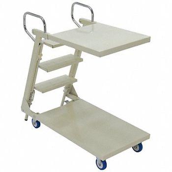 GRAINGER APPROVED Stock Picking Ladder Cart 440 lb., 4ZD40