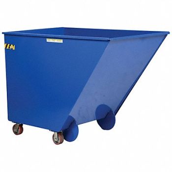 VESTIL Hopper 1 cu yd. 1500 lb 57 L X 36 In W, 2KFC5