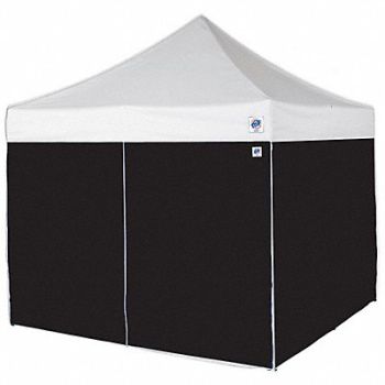 E-Z UP Sidewall Black 10 ft W 10 ft H, 800J35