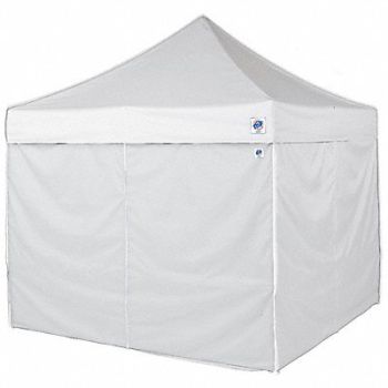 E-Z UP Sidewall White 10 ft W 10 ft H, 800J37