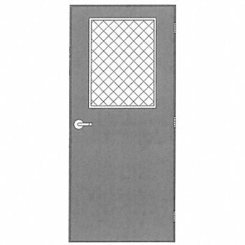 HARVARD PRODUCTS Security Door Hand Right 85 7/16x48 5/8, 3TKN7