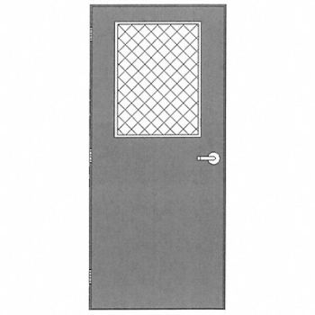 HARVARD PRODUCTS Security Door Hand Left 85 7/16x48 5/8, 3TKN6