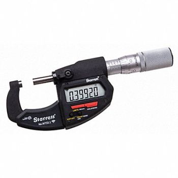 STARRETT Wireless Digital Micrometer, 783RC7