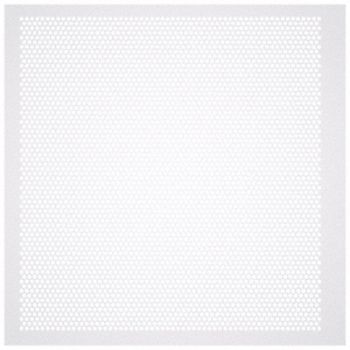 AMERICAN LOUVER Perforated Diffuser Square Plastic PK5, 54ZF55