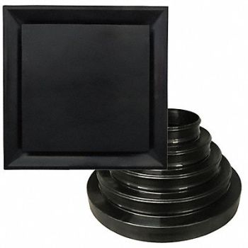 AMERICAN LOUVER Ceiling Diffuser Square 6 to 14 Duct, 54ZF46