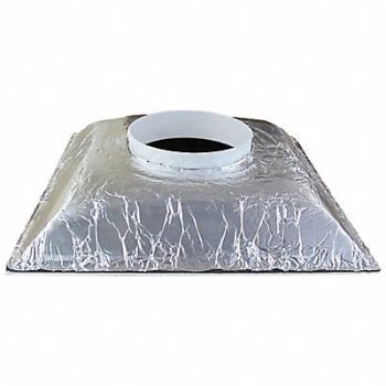 AMERICAN LOUVER Ceiling Diffuser Stp Dwn R6 Inslatd 8, 270H87