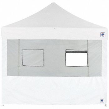 E-Z UP Food Booth Sidewall White 10 ft H, 800J44