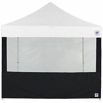 E-Z UP Food Booth Sidewall Black 13 ft H, 800J50