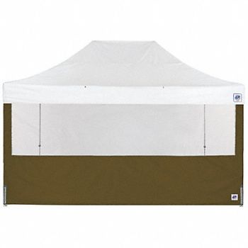 E-Z UP Food Booth Sidewall Green 15 ft H, 800J64