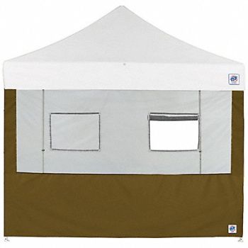 E-Z UP Food Booth Sidewall Green 8 ft W 8 ft H, 800J71