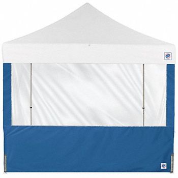 E-Z UP Panorama Sidewall Blue 10 ft W 10 ft H, 800JA6