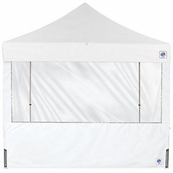 E-Z UP Panorama Sidewall White 10 ft W 10 ft H, 800JA9