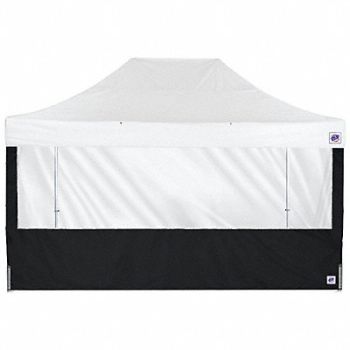 E-Z UP Panorama Sidewall Black 15 ft W 15 ft H, 800JC0
