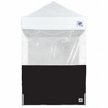 E-Z UP Panorama Sidewall Black 5 ft W 5 ft H, 800JC6