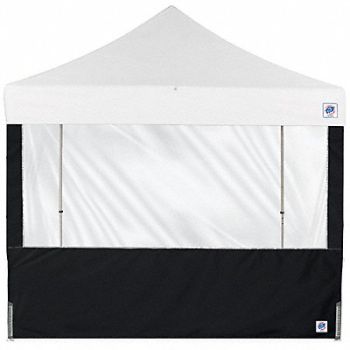E-Z UP Panorama Sidewall Black 8 ft W 8 ft H, 800JD1
