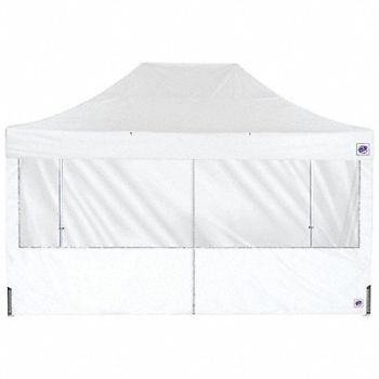 E-Z UP Panorama Middle Zipper Sidewall White, 800JE8