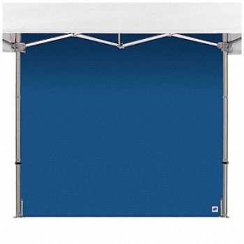 E-Z UP HUB Sidewall Blue 8 ft W 15 ft H, 800JJ6