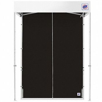 E-Z UP Middle Zipper Sidewall Black 5 ft H, 800JK0