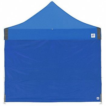 E-Z UP Professional Sidewall Blue 10 ft H, 800JK7