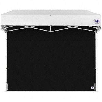 E-Z UP Professional Sidewall Black 10 ft H, 800JL7