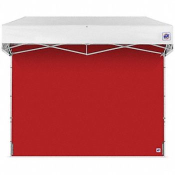 E-Z UP Professional Sidewall with FXT Clips Red, 800JM0