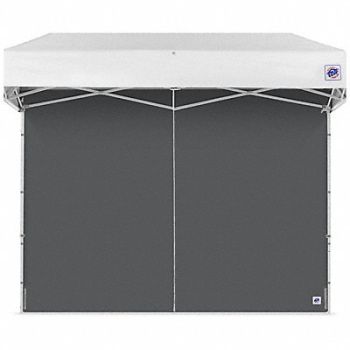 E-Z UP Middle Zipper Sidewall Gray 8 ft H, 800JR1