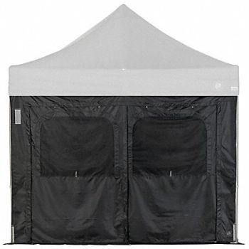 E-Z UP Sidewall Black 10 ft W 10 ft H, 800JT4
