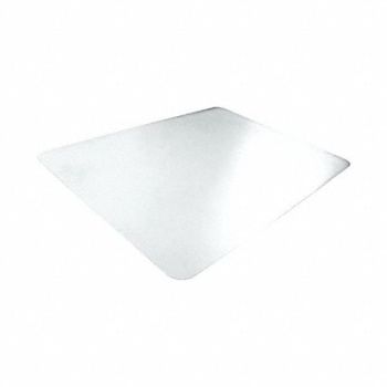 FLOORTEX Chair Mat Rectangular Clear 48 x53, 52WX17