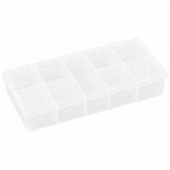 FLAMBEAU K4962 Comprt Bx Snap Translucent 1 3/8 in, 30C409