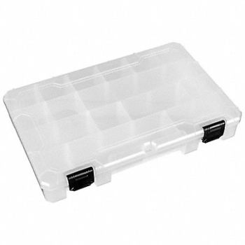 FLAMBEAU K4977 Adj Comprt Bx Dbl Pos Lkg Tl 1 3/4 in, 30C436