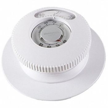 HONEYWELL HOME Low Volt NP Analog Tstat Heat/Cool Round, 1JUA9