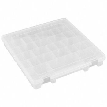FLAMBEAU K4980 Adj Comprt Bx Mechanical Clr 2 in, 30C450