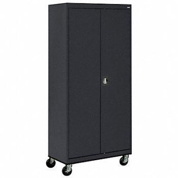 SANDUSKY Storage Cabinet 78 x36 x24 Black 2Shlv, 5DCT0