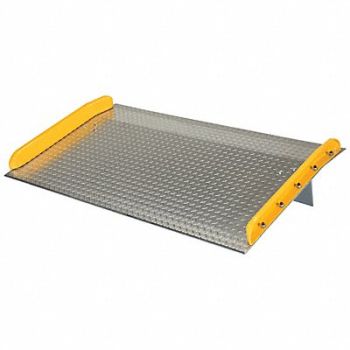 VESTIL Alum Dockboard Stl Curb, 796YU4