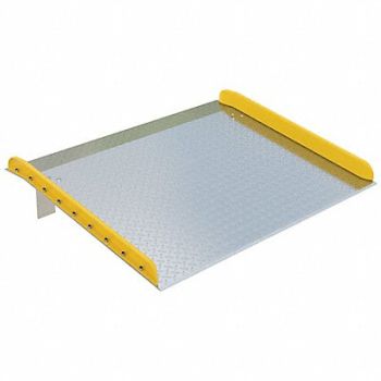 VESTIL Alum Dockboard Stl Curb, 796YV1